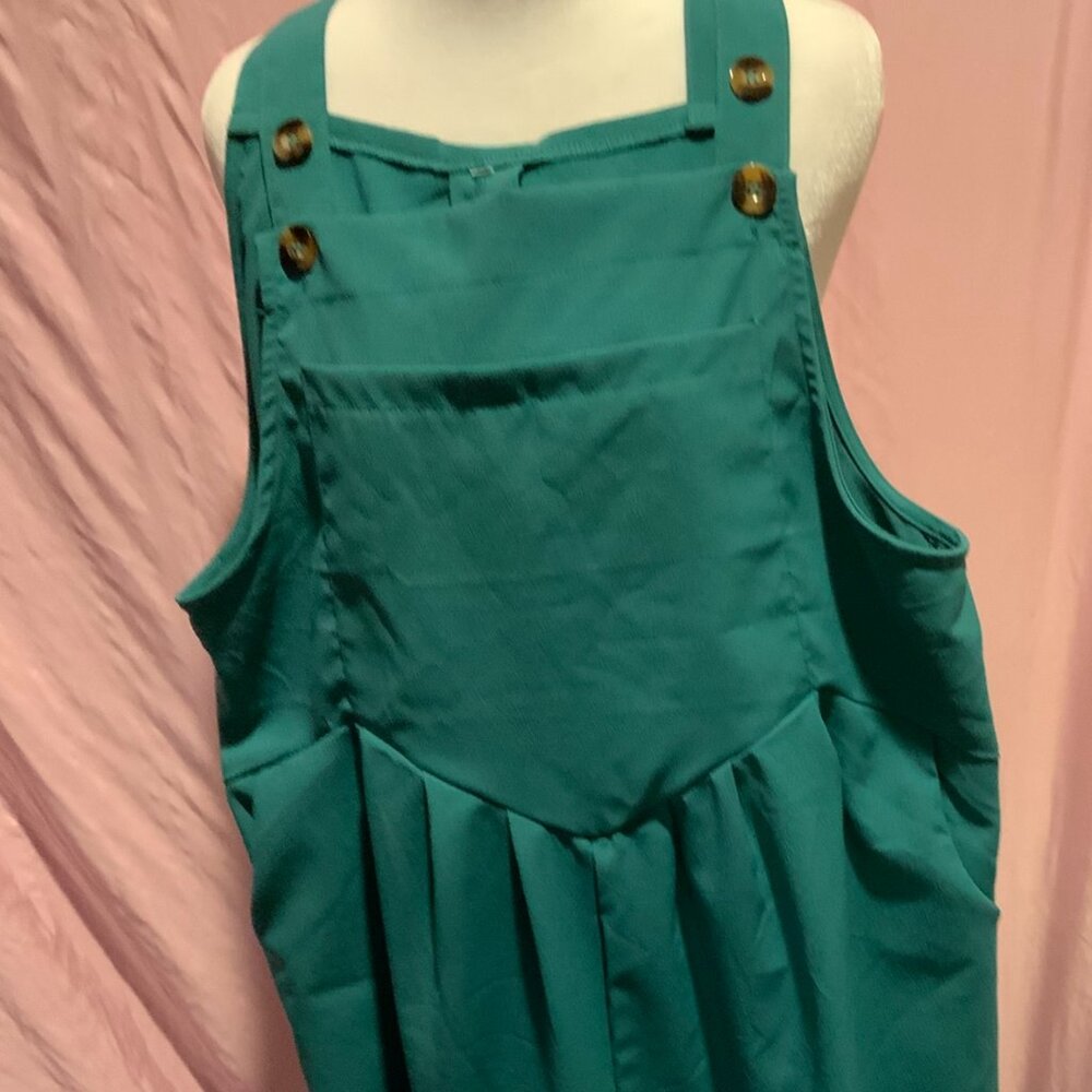 Kelly Green Overalls SHEIN Sz XXL